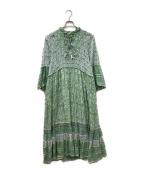 Ron Hermanロンハーマン）の古着「花柄ワンピース」｜グリーン