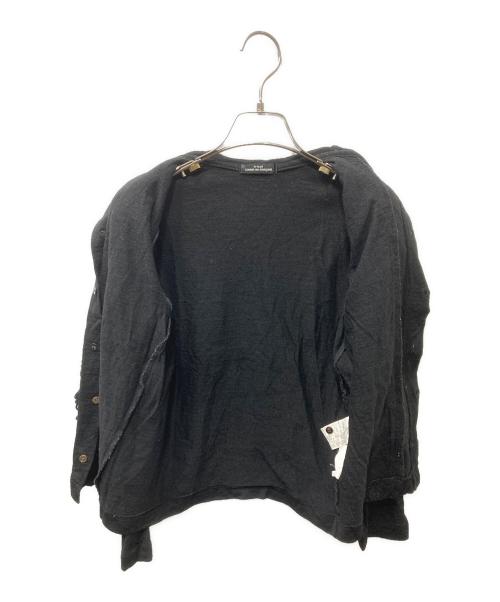 COMME des GARCONS tricot（コムデギャルソントリコ）COMME des GARCONS tricot (コムデギャルソントリコ) ニットカーディガン ブラック サイズ:不明(表記無)の古着・服飾アイテム