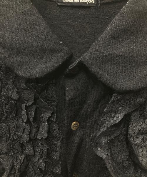 COMME des GARCONS tricot（コムデギャルソントリコ）COMME des GARCONS tricot (コムデギャルソントリコ) ニットカーディガン ブラック サイズ:不明(表記無)の古着・服飾アイテム