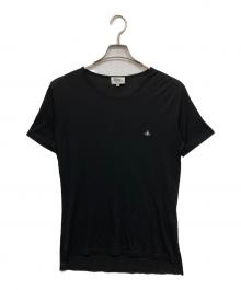 Vivienne Westwood man（ヴィヴィアン ウェストウッド マン）の古着「オーブロゴ刺繍Tシャツ」｜ブラック