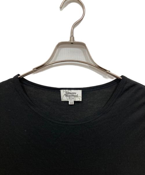 Vivienne Westwood man（ヴィヴィアン ウェストウッド マン）Vivienne Westwood man (ヴィヴィアン ウェストウッド マン) オーブロゴ刺繍Tシャツ ブラック サイズ:44の古着・服飾アイテム