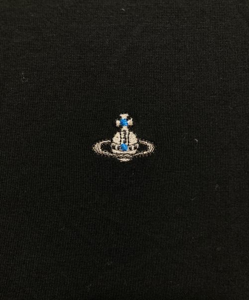 Vivienne Westwood man（ヴィヴィアン ウェストウッド マン）Vivienne Westwood man (ヴィヴィアン ウェストウッド マン) オーブロゴ刺繍Tシャツ ブラック サイズ:44の古着・服飾アイテム