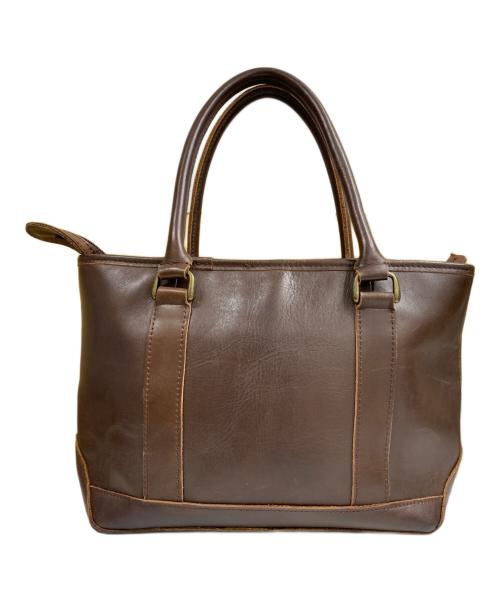 L.L.Bean（エルエルビーン）L.L.Bean (エルエルビーン) レザートートバッグ ブラウンの古着・服飾アイテム
