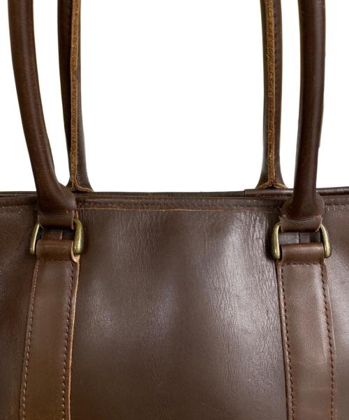L.L.Bean（エルエルビーン）L.L.Bean (エルエルビーン) レザートートバッグ ブラウンの古着・服飾アイテム