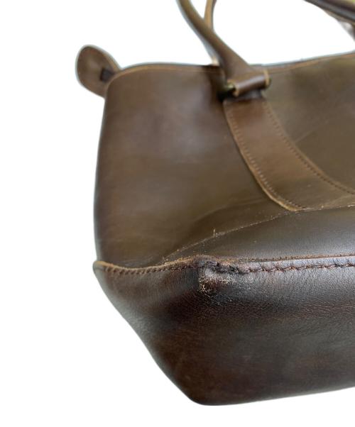 L.L.Bean（エルエルビーン）L.L.Bean (エルエルビーン) レザートートバッグ ブラウンの古着・服飾アイテム