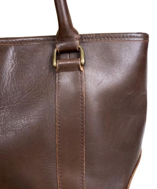 L.L.Bean（エルエルビーン）L.L.Bean (エルエルビーン) レザートートバッグ ブラウンの古着・服飾アイテム