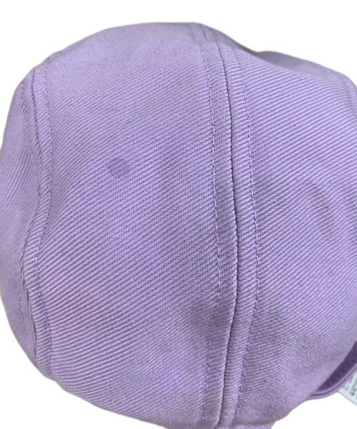 MM6 Maison Margiela（エムエムシックスメゾンマルジェラ）MM6 Maison Margiela (エムエムシックスメゾンマルジェラ) ロゴジェットキャップ パープルの古着・服飾アイテム