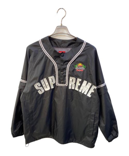 SUPREME（シュプリーム）SUPREME (シュプリーム) 22SS- Snap-Off Sleeve L/S Baseball Top ブラック サイズ:Mの古着・服飾アイテム