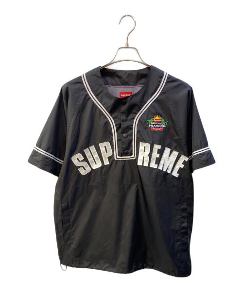 SUPREME（シュプリーム）SUPREME (シュプリーム) 22SS- Snap-Off Sleeve L/S Baseball Top ブラック サイズ:Mの古着・服飾アイテム