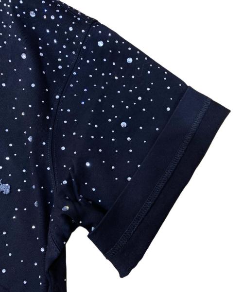 THE BOY HAS NO PATIENCE（ザボーイハズノーパティエンス）THE BOY HAS NO PATIENCE (ザボーイハズノーパティエンス) ラインストーンTシャツ ブラック サイズ:Lの古着・服飾アイテム