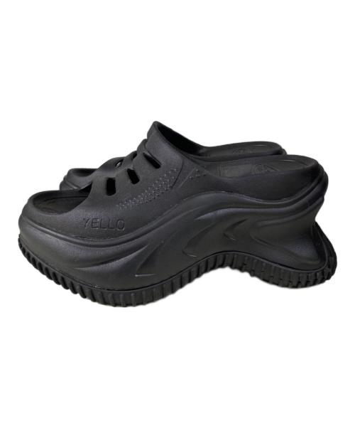 YELLO（イエロ）YELLO (イエロー) GILL PLATFORM SANDALS ブラック サイズ:Sの古着・服飾アイテム