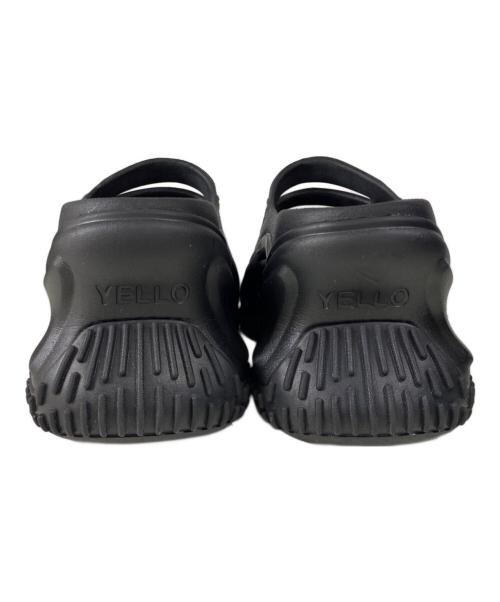 YELLO（イエロ）YELLO (イエロー) GILL PLATFORM SANDALS ブラック サイズ:Sの古着・服飾アイテム