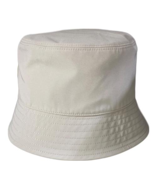 MONCLER（モンクレール）MONCLER (モンクレール) 25SS Polyester Blend Bucket Hat バケットハット アイボリー サイズ:OneSize 未使用品の古着・服飾アイテム