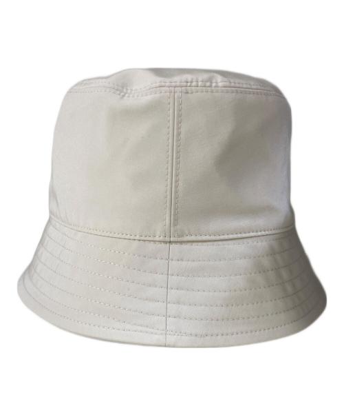 MONCLER（モンクレール）MONCLER (モンクレール) 25SS Polyester Blend Bucket Hat バケットハット アイボリー サイズ:OneSize 未使用品の古着・服飾アイテム