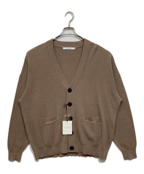 VICTIM（ヴィクティム）VICTIM (ヴィクティム) BIG WAFFLE CARDIGAN / ビッグシルエットワッフルニットカーディガン ベージュ サイズ:Mの古着・服飾アイテム
