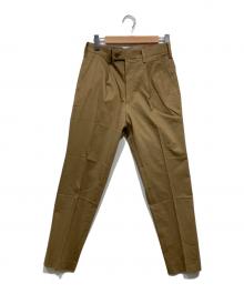 VICTIM（ヴィクティム）の古着「タックパンツ」｜ベージュ