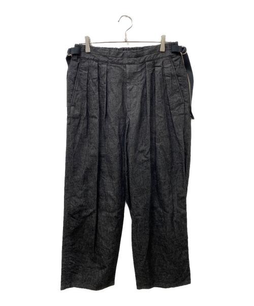 sayatomo（サヤトモ）SAYATOMO (サヤトモ) Hakama Akane Pants ブラック サイズ:2の古着・服飾アイテム