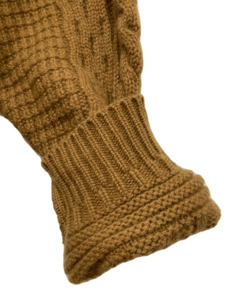 yashiki（ヤシキ）yashiki (ヤシキ) Kinshu High neck Knit ブラウン サイズ:1の古着・服飾アイテム