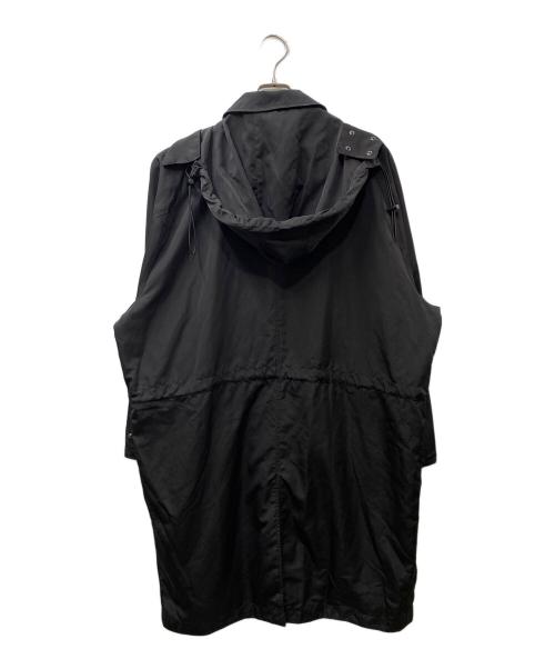 VICTIM（ヴィクティム）VICTIM (ヴィクティム) LONG COAT ロングフードコート ビッグシルエットモッズコート ブラック サイズ:SIZE Lの古着・服飾アイテム
