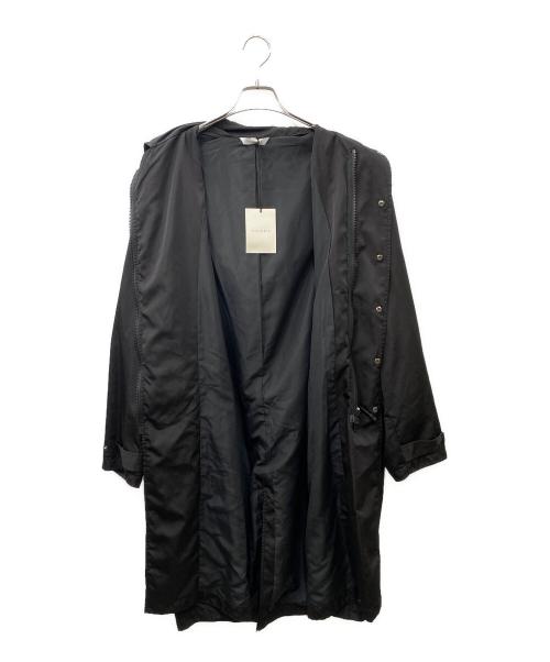 VICTIM（ヴィクティム）VICTIM (ヴィクティム) LONG COAT ロングフードコート ビッグシルエットモッズコート ブラック サイズ:SIZE Lの古着・服飾アイテム