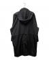 VICTIM (ヴィクティム) LONG COAT ロングフードコート ビッグシルエットモッズコート ブラック サイズ:SIZE L：12000円