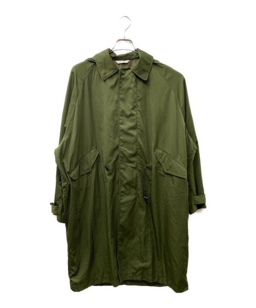 VICTIM（ヴィクティム）VICTIM (ヴィクティム) LONG COAT ロングフードコート ビッグシルエットモッズコート グリーン サイズ:SIZE Lの古着・服飾アイテム
