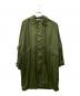 VICTIM（ヴィクティム）の古着「LONG COAT ロングフードコート ビッグシルエットモッズコート」｜グリーン