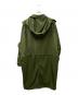 VICTIM (ヴィクティム) LONG COAT ロングフードコート ビッグシルエットモッズコート グリーン サイズ:SIZE L：12000円