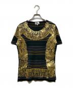 Vivienne Westwood manヴィヴィアン ウェストウッド マン）の古着「額装ストライプＴシャツ」｜ブラック