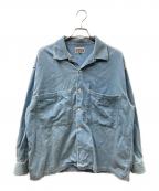 C.Eシーイー）の古着「COLOUR CORD OPEN SHIRT」｜ブルー