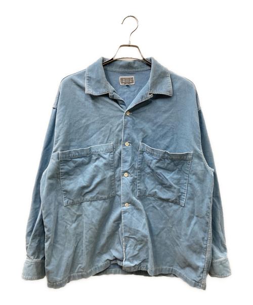 C.E（シーイー）C.E (キャブ エンプト) COLOUR CORD OPEN SHIRT ブルー サイズ:SIZE Mの古着・服飾アイテム