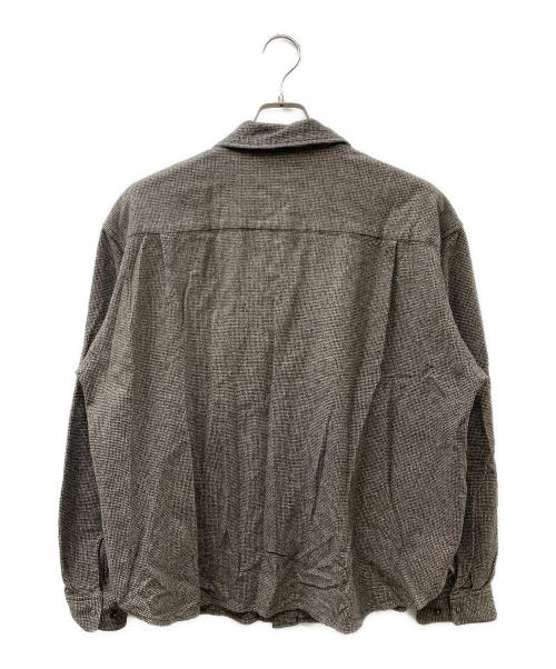 BAL（バル）BAL (バル) MULTI POCKET SHIRT GLEN PLAID ベージュ×ブラック サイズ:SIZE Lの古着・服飾アイテム