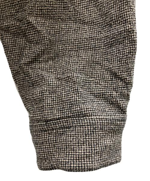 BAL（バル）BAL (バル) MULTI POCKET SHIRT GLEN PLAID ベージュ×ブラック サイズ:SIZE Lの古着・服飾アイテム