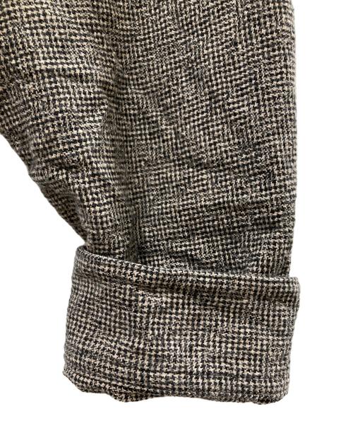 BAL（バル）BAL (バル) MULTI POCKET SHIRT GLEN PLAID ベージュ×ブラック サイズ:SIZE Lの古着・服飾アイテム