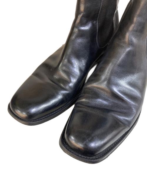 SILVANO MAZZA（シルバノ マッツァ）SILVANO MAZZA (シルバノ マッツァ) サイドゴアブーツ ブラック サイズ:7 １/2の古着・服飾アイテム