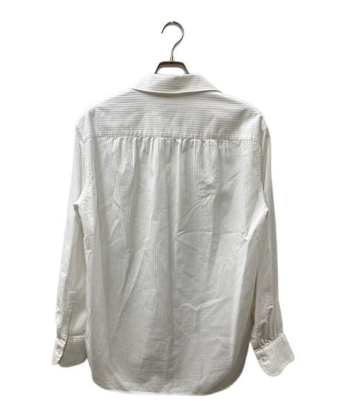 BOURRIENNE PARIS X（ブリエンヌ・パリ・ディス）BOURRIENNE PARIS X (ブリエンヌ・パリ・ディス) スキッパーシャツ ホワイト サイズ:Ｓの古着・服飾アイテム