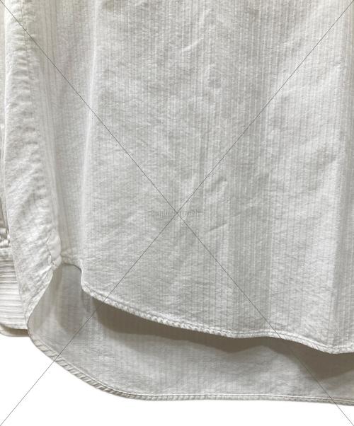 BOURRIENNE PARIS X（ブリエンヌ・パリ・ディス）BOURRIENNE PARIS X (ブリエンヌ・パリ・ディス) スキッパーシャツ ホワイト サイズ:Ｓの古着・服飾アイテム