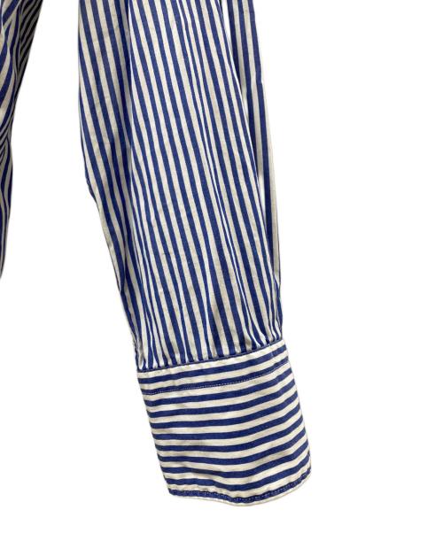 COMME des GARCONS HOMME（コムデギャルソン オム）COMME des GARCONS HOMME (コムデギャルソン オム) ストライプシャツ ホワイト×ブルー サイズ:Ｓの古着・服飾アイテム