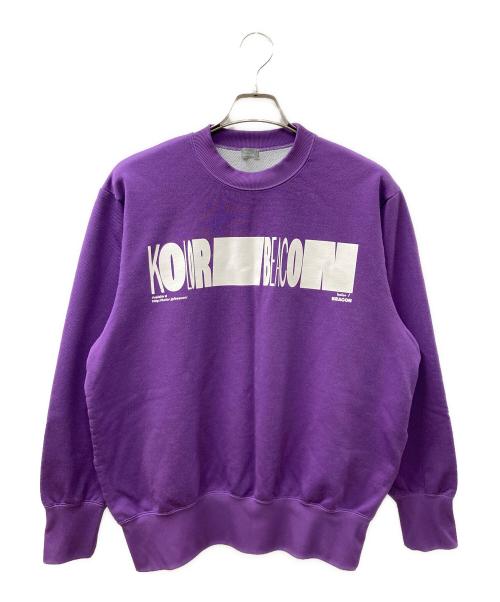 kolor/BEACON（カラービーコン）kolor/BEACON (カラービーコン) スウェット パープル サイズ:1の古着・服飾アイテム