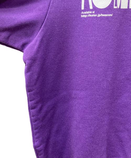 kolor/BEACON（カラービーコン）kolor/BEACON (カラービーコン) スウェット パープル サイズ:1の古着・服飾アイテム