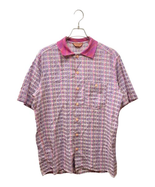 missoni（ミッソーニ）MISSONI (ミッソーニ) 半袖シャツ ピンク サイズ:50の古着・服飾アイテム