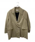 ZARA×MAISON SPECIALザラ×メゾンスペシャル）の古着「別注オーバーサイズ テーラードジャケット」｜ベージュ
