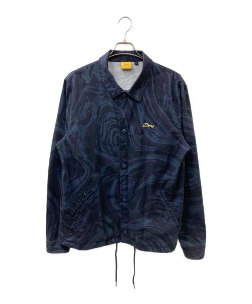 Dime（ダイム）Dime (ダイム) マーブルプリントコーチジャケット ネイビー サイズ:SIZE Lの古着・服飾アイテム