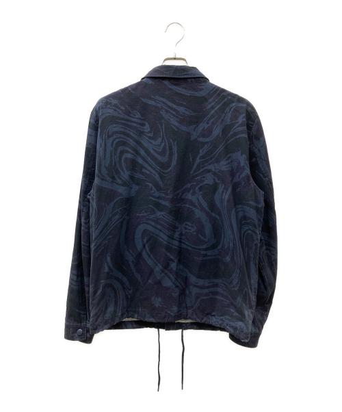 Dime（ダイム）Dime (ダイム) マーブルプリントコーチジャケット ネイビー サイズ:SIZE Lの古着・服飾アイテム