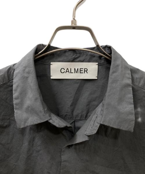 CALMER（カルメール）calmer (カルメール) EDIFICE (エディフィス) 25AW 別注 ナチュラルダイ ビッグシャツ グレー サイズ:Lの古着・服飾アイテム