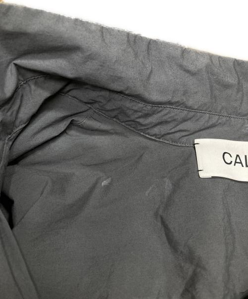 CALMER（カルメール）calmer (カルメール) EDIFICE (エディフィス) 25AW 別注 ナチュラルダイ ビッグシャツ グレー サイズ:Lの古着・服飾アイテム