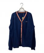 rough & swellラフアンドスウェル）の古着「SAINT-GERMAIN CARDIGAN コットンカーディガン」｜ネイビー