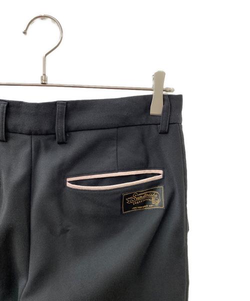 RUDE GALLERY（ルードギャラリー）RUDE GALLERY (ルードギャラリー) SUNDINISTA EXPERIENCE (サンディニスタエクスペリエンス) F HOLE TUCK TROUSERS ブラック サイズ:3の古着・服飾アイテム