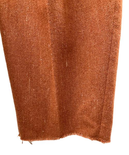 doublet（ダブレット）doublet (ダブレット) ウールタックパンツ オレンジ サイズ:Mの古着・服飾アイテム