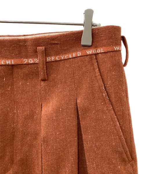 doublet（ダブレット）doublet (ダブレット) ウールタックパンツ オレンジ サイズ:Mの古着・服飾アイテム